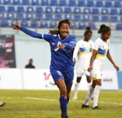 श्रीलंकालाई ६-० गोल अन्तरले हराउँदै नेपाल अन्तिम चारमा