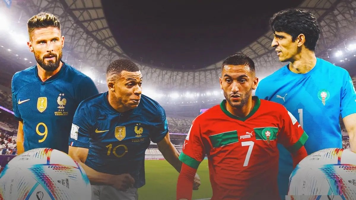 विश्वकप फुटबल फाइनल प्रवेशका लागि फ्रान्स र मोरक्को भिड्दै